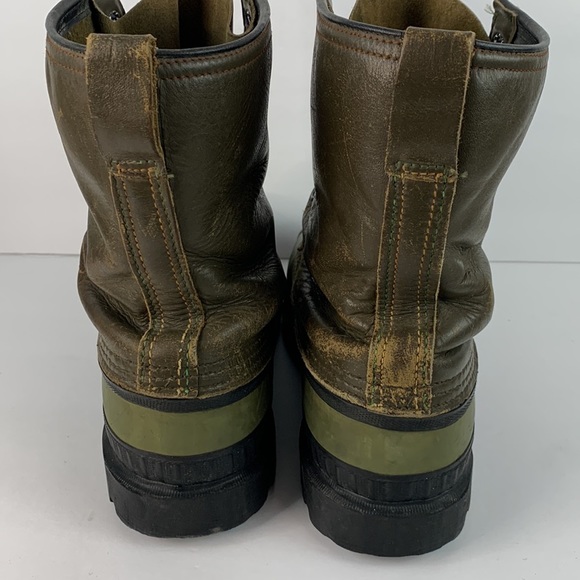 SOREL Kaufman Mark V made in Canada green hunting/hiking winter boots size 10 - Picture 8 of 16